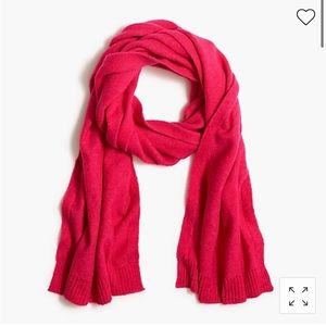 J CREW NWT pink scarf in extra soft yarn